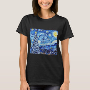 Noche Van Gough Starry - Camiseta de Navidades bla