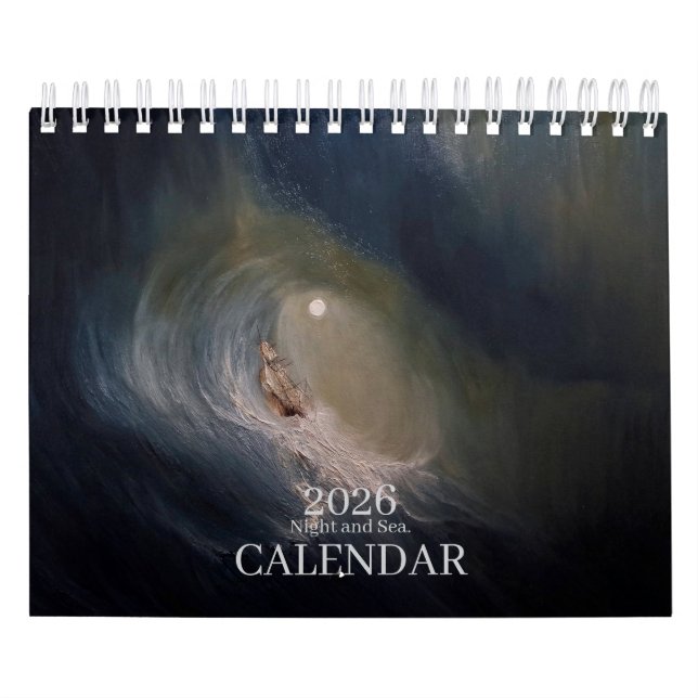 Noche y mar. Calendario 2026 (Tapa)