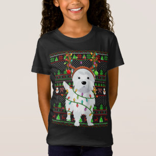 Nochebuena fea estilo suéter luces Westig Dog Chri