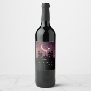 Noches árabes Etiquetas de vino marroquíes de Medi