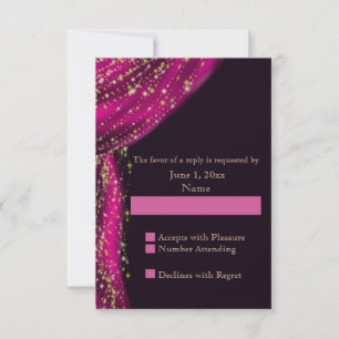 Noches árabes Magenta y Boda de Oro RSVP