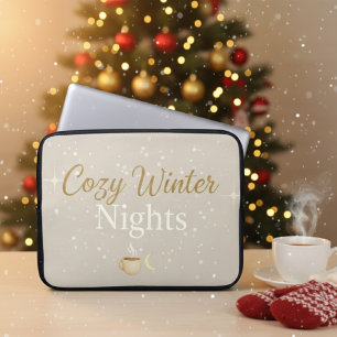 Noches de Invierno Acogedoras: Funda para Portátil