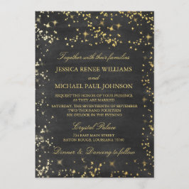 Noches estrelladas que casan invitaciones