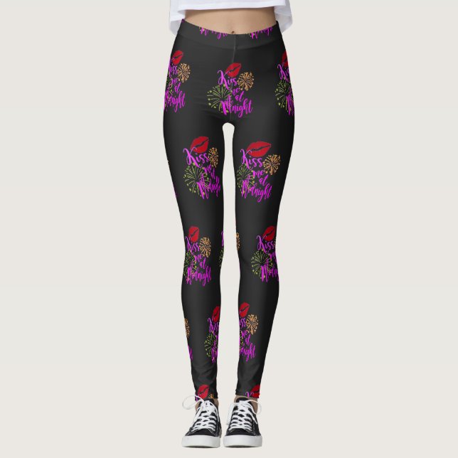 Nochevieja me besa leggings (Anverso)
