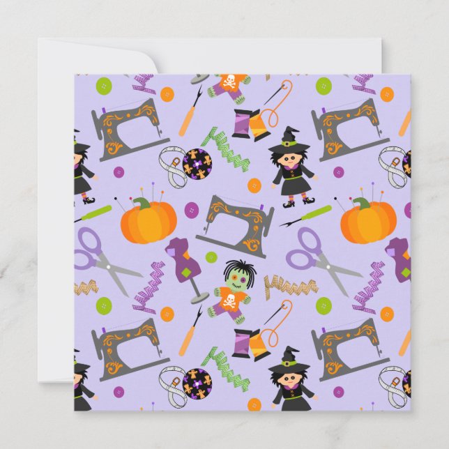 Nociones de costura de Halloween Seamstress (Anverso)