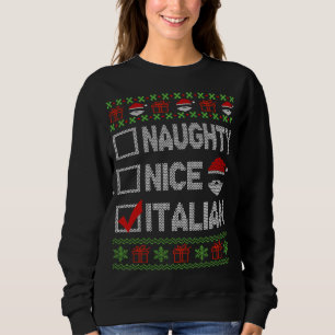 Nocivo Niza Navidad italiana Santa Ugly Sweater Gr