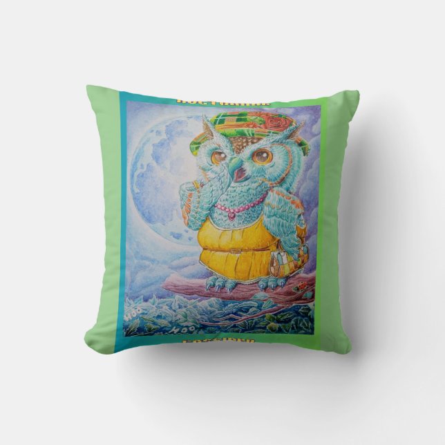 NOCTURNAL GOSSIPER almohada de lanzamiento (Anverso)
