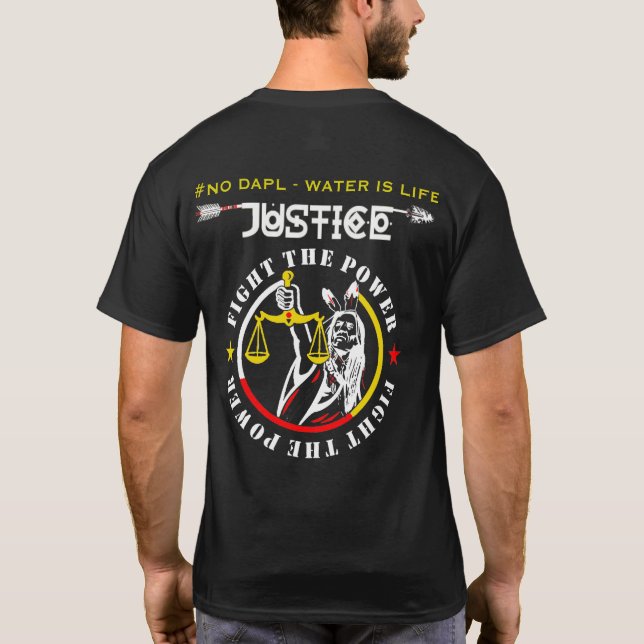 #NODAPL - EL AGUA ES CAMISETAS DE LA VIDA (Reverso)