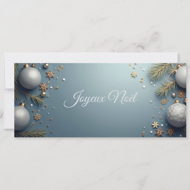 noël argent bleu   (Anverso)