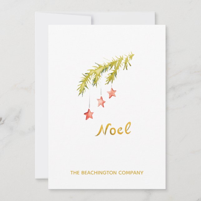*~* NOEL Branch Corporate Holiday Card (Anverso)