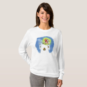Noel desnuda mujeres camiseta de manga larga blanc