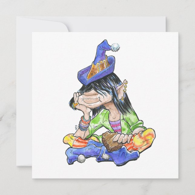 Noel, el elfo hippie (Anverso)