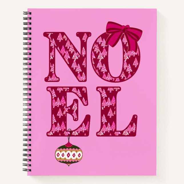 NOEL en el libro de recetas de árboles navideños d (Anverso)