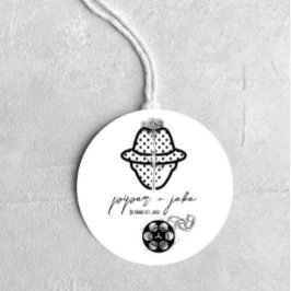 Noir de película - Blanco - Pegatina de favoritos 