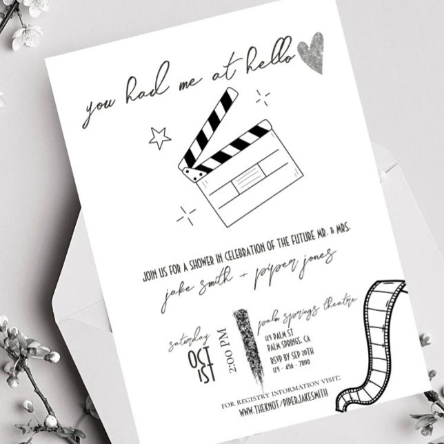Noir de película - Blanco+Plata - Invitación a duc (Subido por el creador)
