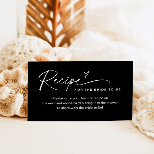 NOIR Receta Insertar Tarjeta Ducha de novia
