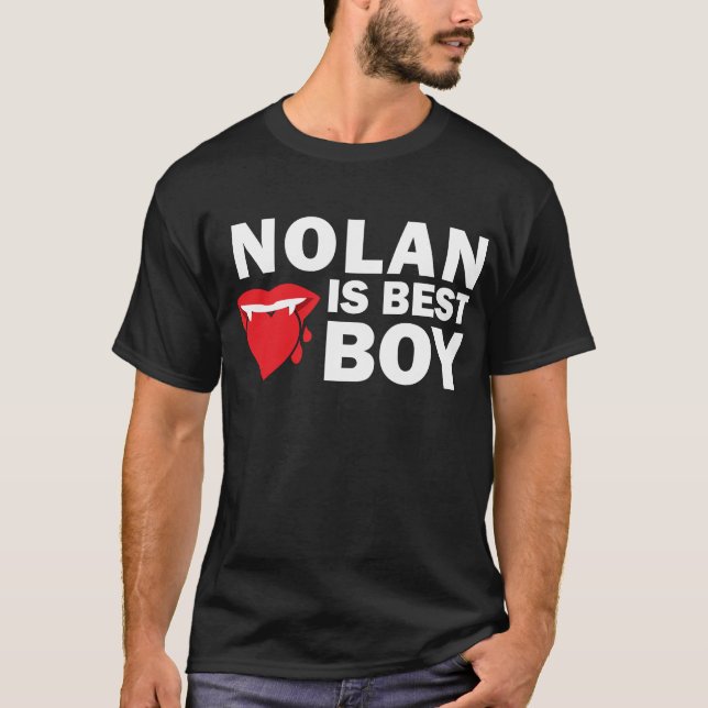 Nolan es la mejor camiseta de la oscuridad del (Anverso)