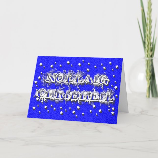 Nollaig Chridheil - tarjeta de felicitación (Anverso)