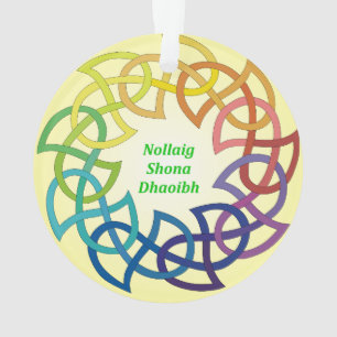 Nollaig Shona Dhaoibh - decoración irlandesa del
