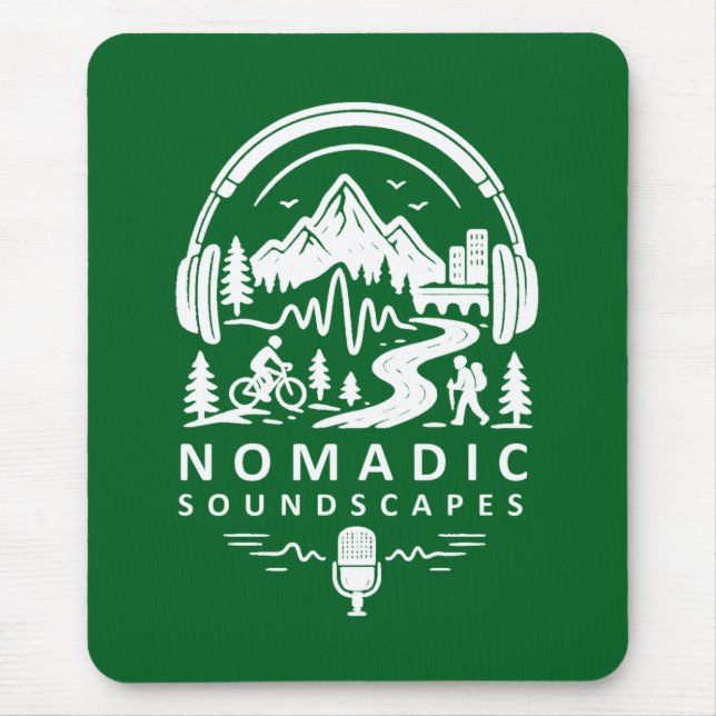 Nomadic Soundscapes - Alfombrilla de ratón elegant (Frente)