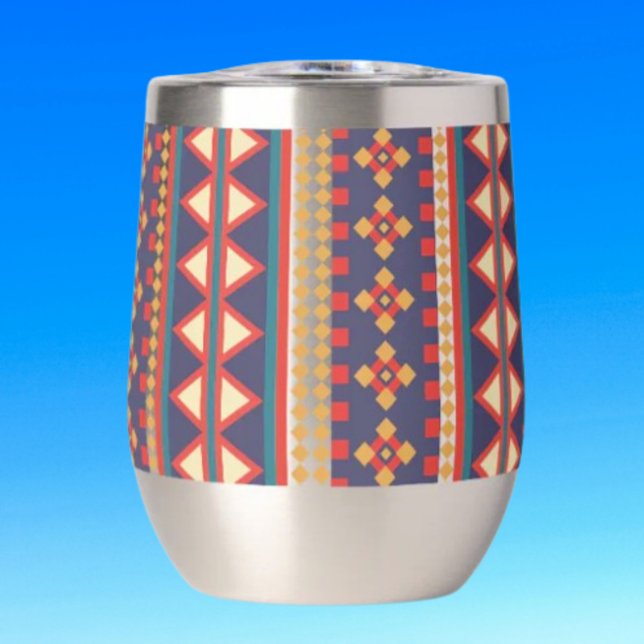 Nomadic Threads | Vaso para vino sin tallo Azteca (Subido por el creador)