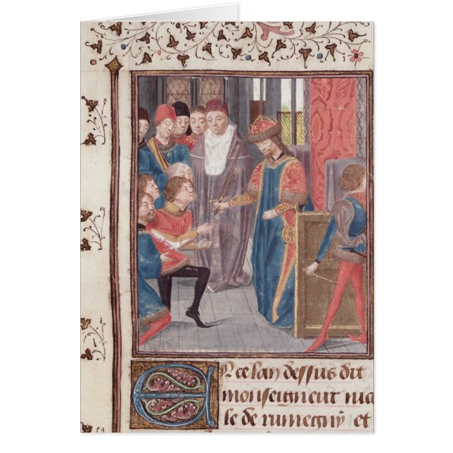 Nombramiento de dos caballeros (Frente)