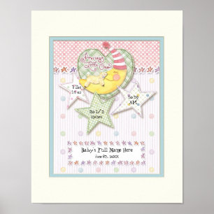 Nombrar al bebé personalizado Arte de enfermería p