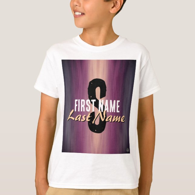 Nombrar camiseta con morado HAMbWG (Anverso)