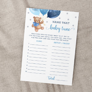 Nombrar esa tarjeta de oso para bebé Tune Baby Sho