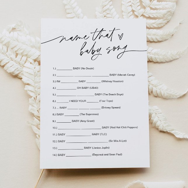 Nombrar la tarjeta de juego de la canción del bebé (Subido por el creador)