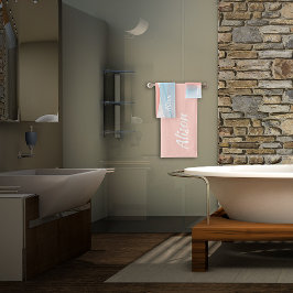 Nombre abstracto azul pálido