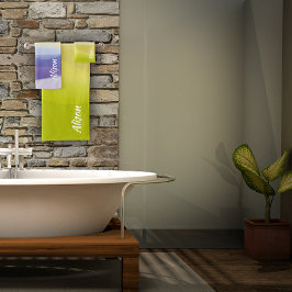 Nombre abstracto de lavanda gradiente amarillo