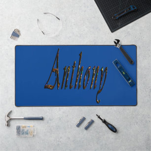 Nombre Anthony, alfombrilla de escritorio, diseñad