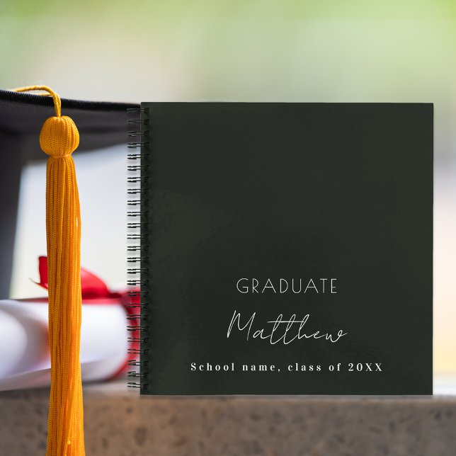 Nombre blanco negro de la graduación del libro de  (Subido por el creador)