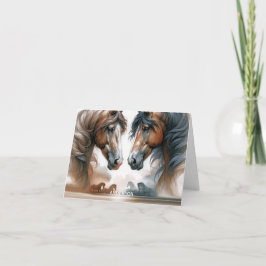 Nombre Brown Hermosos Caballos plegados