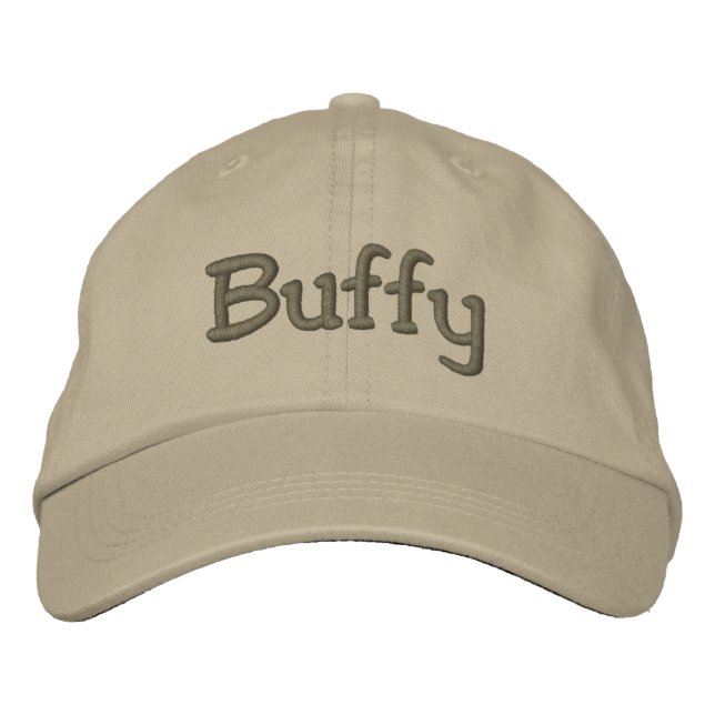 Nombre Buffy Embroidered Gorra de béisbol / Gorra (Anverso)