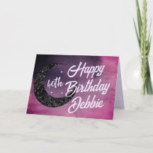 Nombre celeste y tarjeta de cumpleaños del Persona