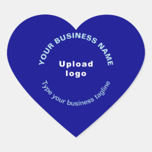 Nombre comercial, logotipo y etiqueta en azul