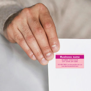 Nombre comercial resaltado en la etiqueta de direc