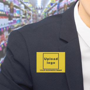 Nombre comercial y logotipo en el botón Rectángulo