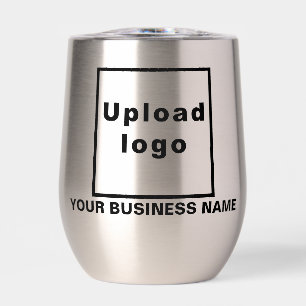 Nombre comercial y logotipo en el tumbler de vino