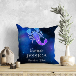 Nombre con signo Zodiac Cojín decorativo de regalo
