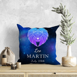 Nombre con signo Zodiac Cojín decorativo de regalo