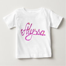 Nombre de Baby Fine Jersey T-Shirt Alyssa