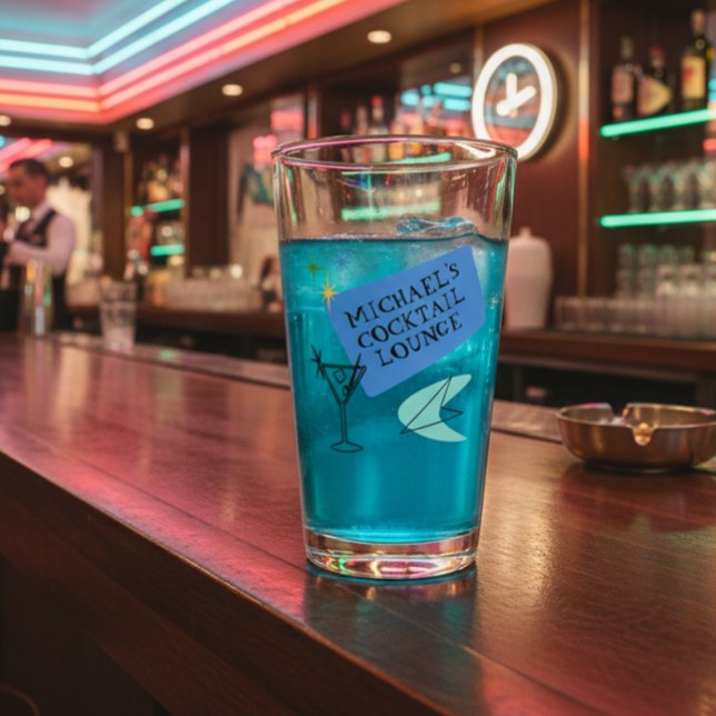 Nombre de bar de cócteles neon moderno de mediados (Subido por el creador)