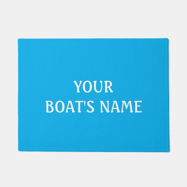 Nombre de barco Alfombra de muelle (Anverso)