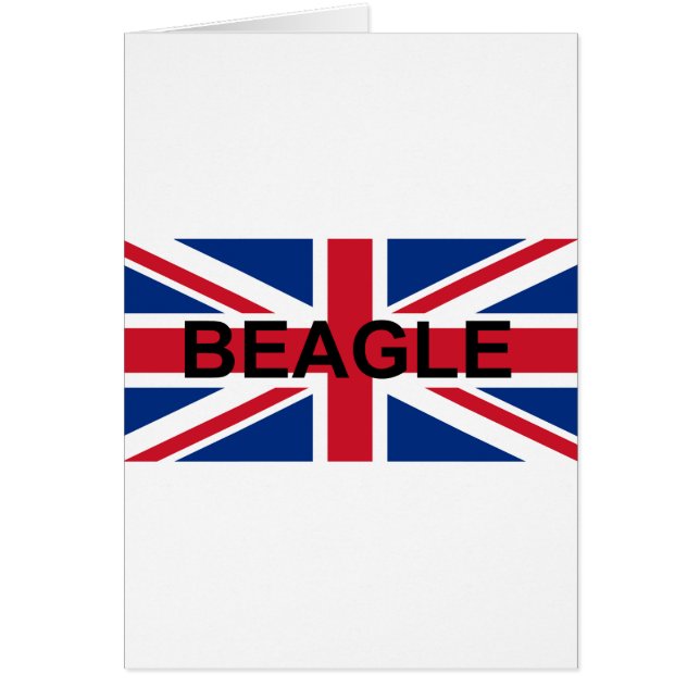nombre de beagle england bandera del Reino Unido (Frente)