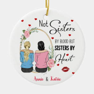 Nombre de BFF personalizado Ornamento