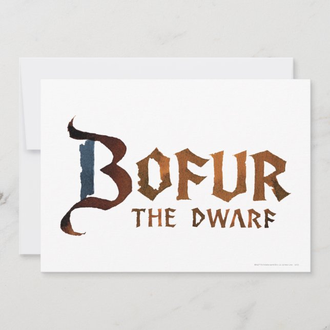 Nombre de Bofur (Anverso)