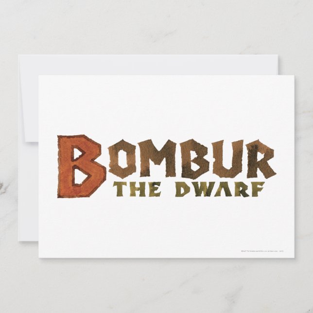 Nombre de Bombur (Anverso)
